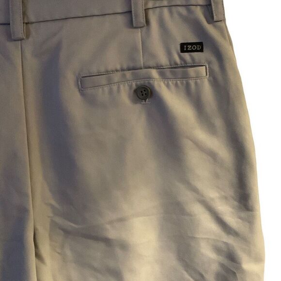 Pre Owned Men's Izod Golf Athletic Shorts Gray Sz 32 Functional Style - Picture 12 of 13